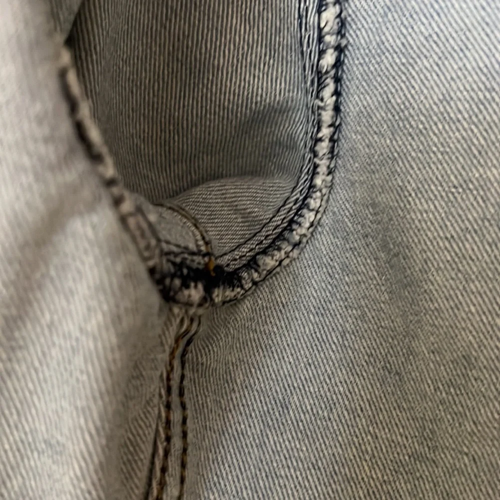 Ralph Lauren Light Blue Denim Jacket with Pink Flamingo Patch - Picture 8 of 9